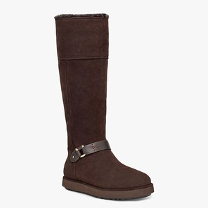 Ugg Classic Berge Tall Suede Stövlar Dam Bruna (213467FEO)